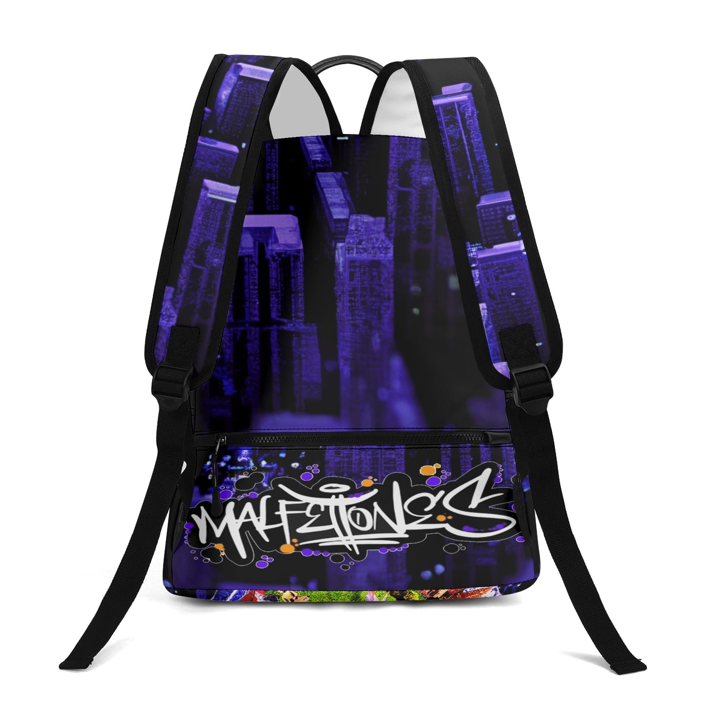 Malfettones Leather School Backpack