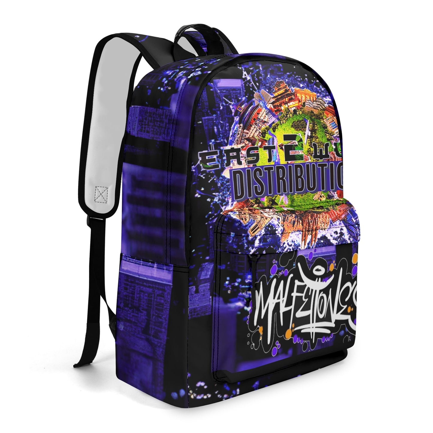 Malfettones Leather School Backpack