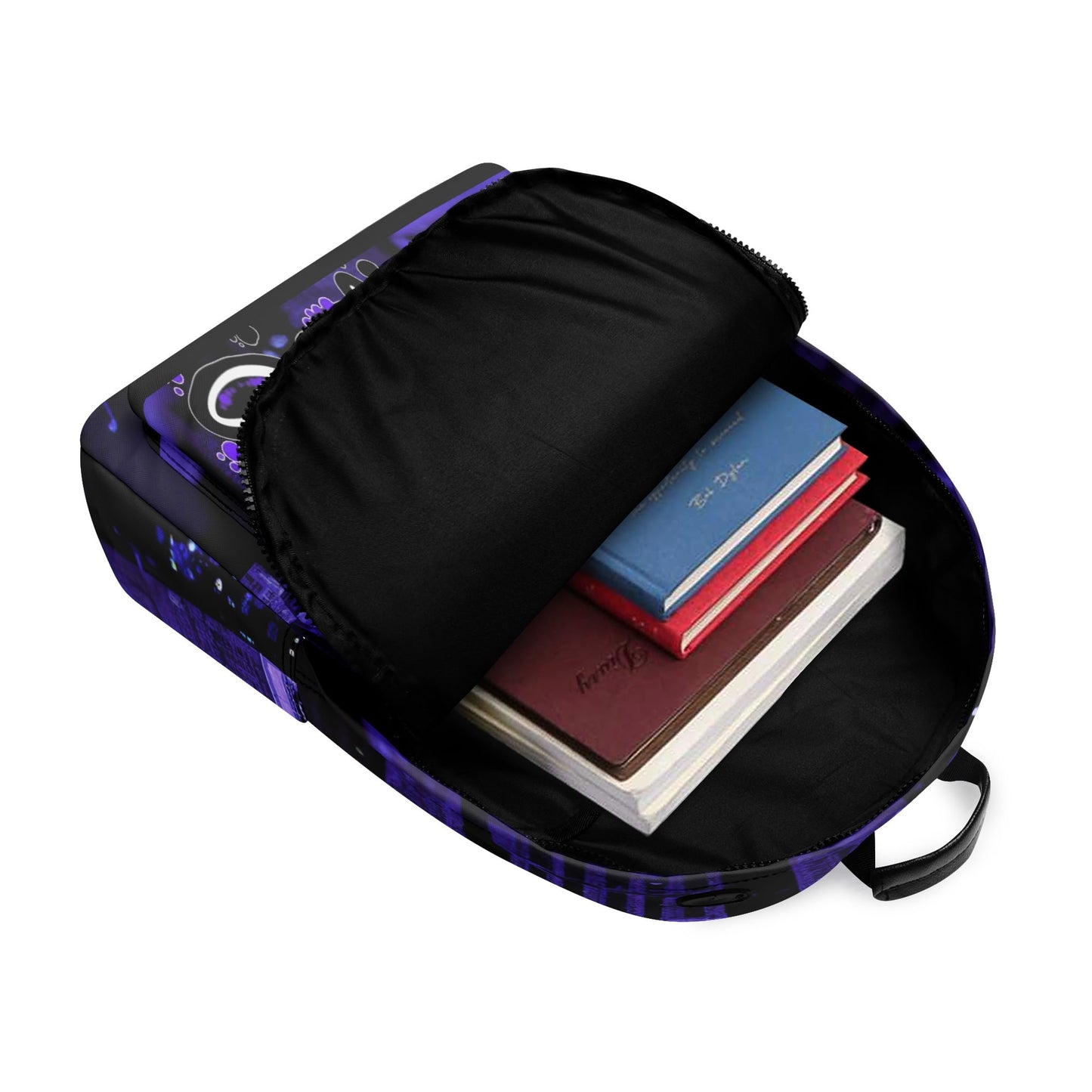 Malfettones Leather School Backpack