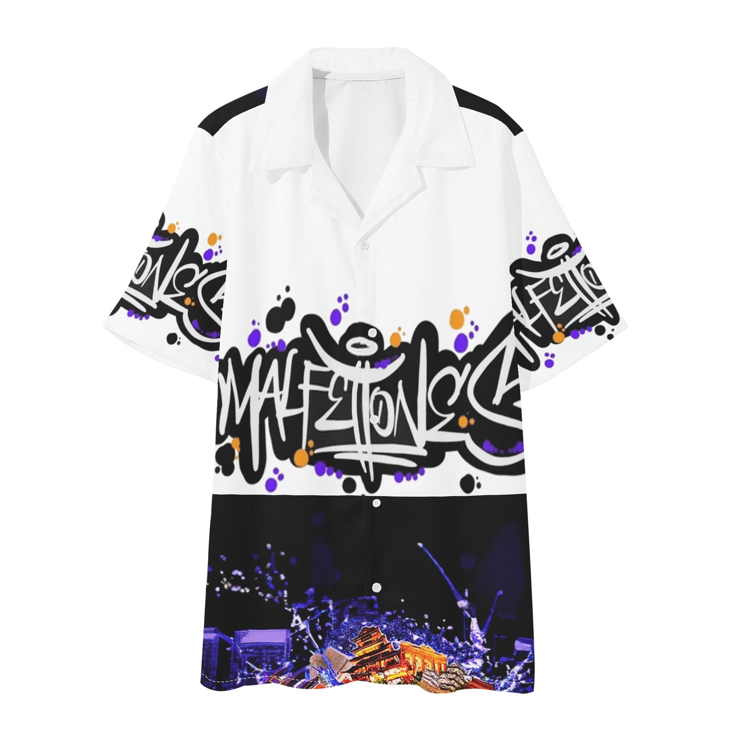 Malfettones Hawaiian Short Sleeve Shirt and Shorts Set