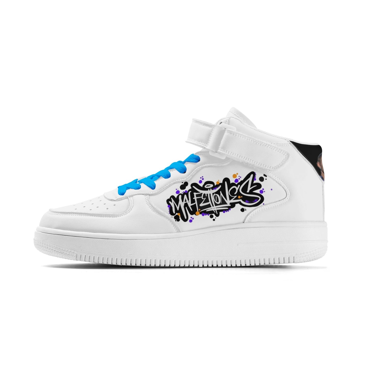 Malfettones High Top Leather Sneakers