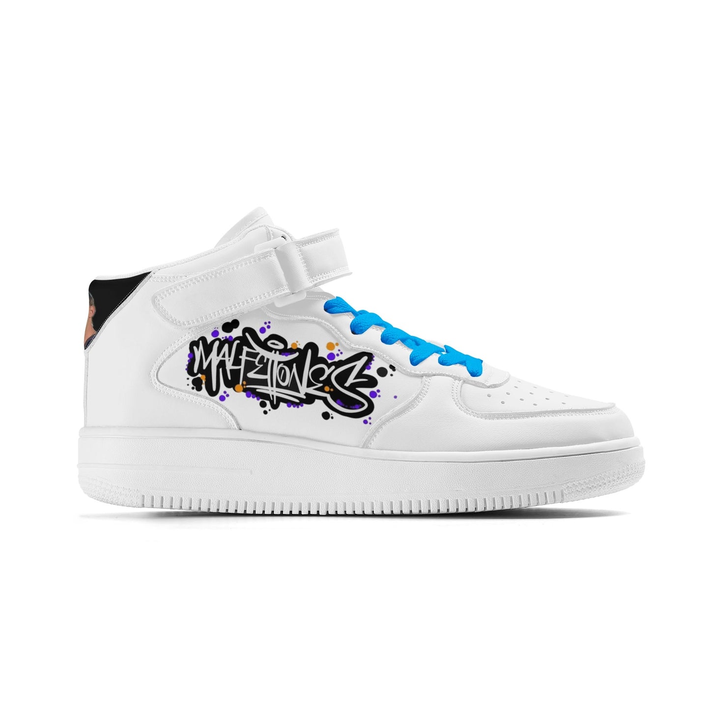 Malfettones High Top Leather Sneakers