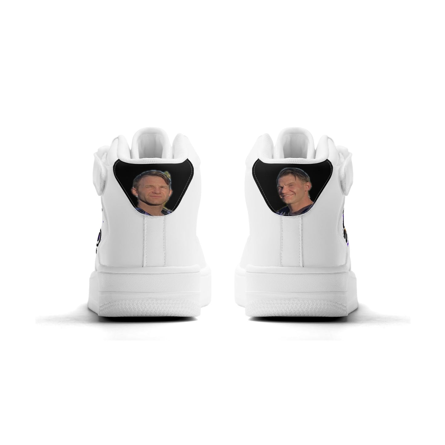 Malfettones High Top Leather Sneakers