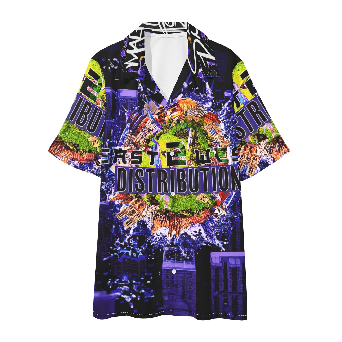 Malfettones Hawaiian Short Sleeve Shirt and Shorts Set
