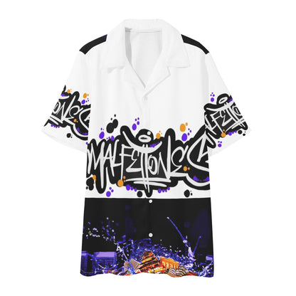 Malfettones Hawaiian Short Sleeve Shirt and Shorts Set
