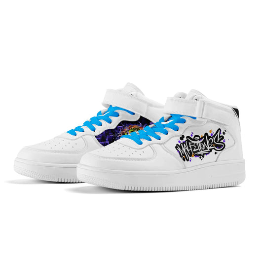 Malfettones High Top Leather Sneakers