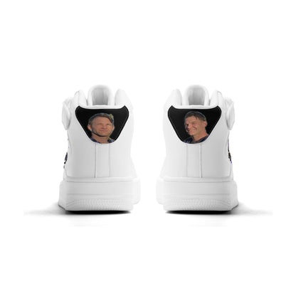 Malfettones High Top Leather Sneakers