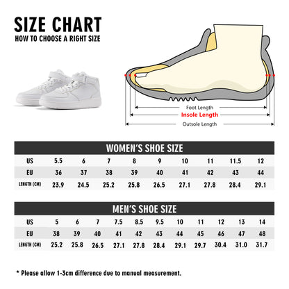 Malfettones High Top Leather Sneakers
